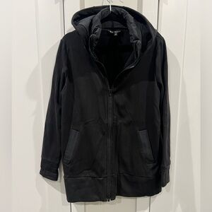 Athleta | Black Long Zip Up Jacket